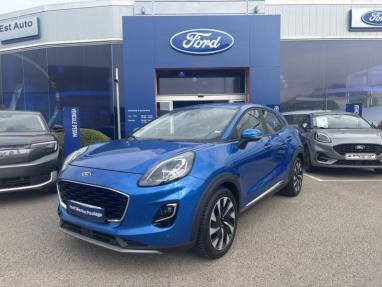 Voir le détail de l'offre de cette FORD Puma 1.0 Flexifuel 125ch S&S mHEV Titanium de 2024 en vente à partir de 233.03 €  / mois