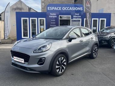 Voir le détail de l'offre de cette FORD Puma 1.0 Flexifuel 125ch S&S mHEV Titanium de 2024 en vente à partir de 216.46 €  / mois