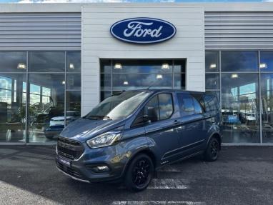 Voir le détail de l'offre de cette FORD Transit Custom Fg 320 L1H1 2.0 EcoBlue 130 Cabine Approfondie Trail de 2023 en vente à partir de 392.14 €  / mois