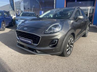 Voir le détail de l'offre de cette FORD Puma 1.0 Flexifuel 125ch S&S mHEV Titanium de 2022 en vente à partir de 206.76 €  / mois