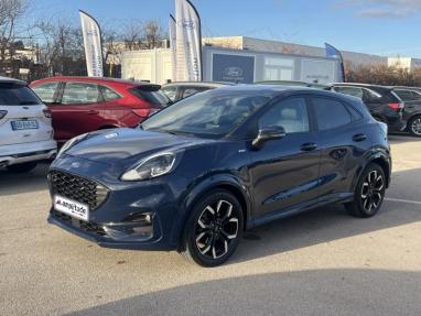 Voir le détail de l'offre de cette FORD Puma 1.0 Flexifuel 125ch S&S mHEV ST-Line X de 2022 en vente à partir de 228.48 €  / mois